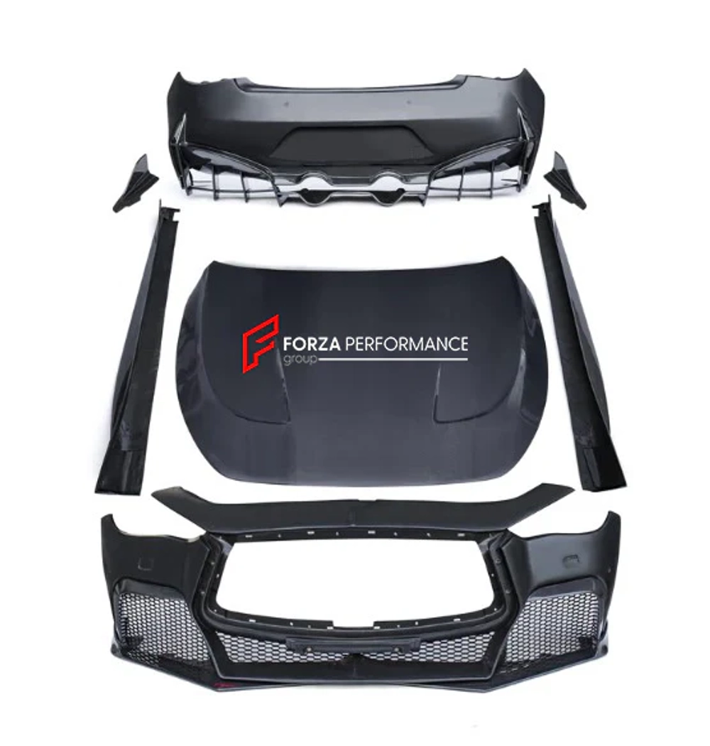 Обвес для Infiniti Q60 переделка в Black S 2017-2022 Инфинити