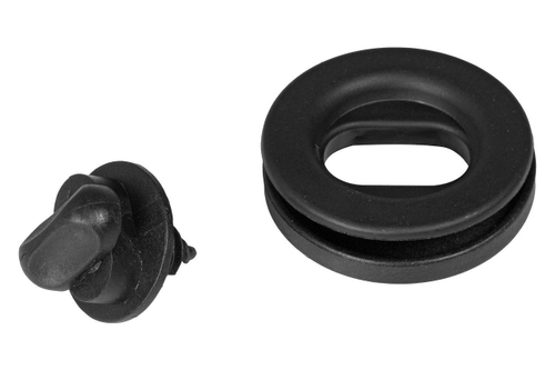 Фиксатор для ковров Airline универсальный с саморезом 1 шт. черный