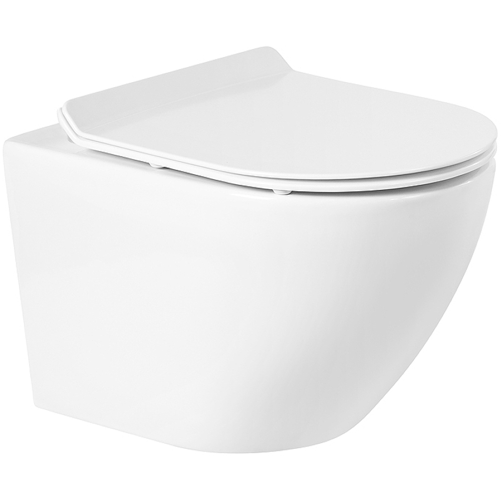 Унитаз BelBagno Sfera-R BB046CHR/BB2111SC подвесной с сиденьем Микролифт