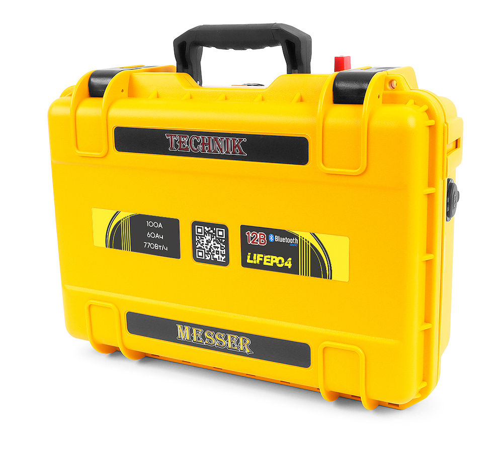 Портативный аккумулятор LiFePo4 60Ач (smart BMS,Bluetooth)