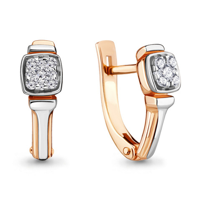 942439к Серьги из Золота с бриллиантами