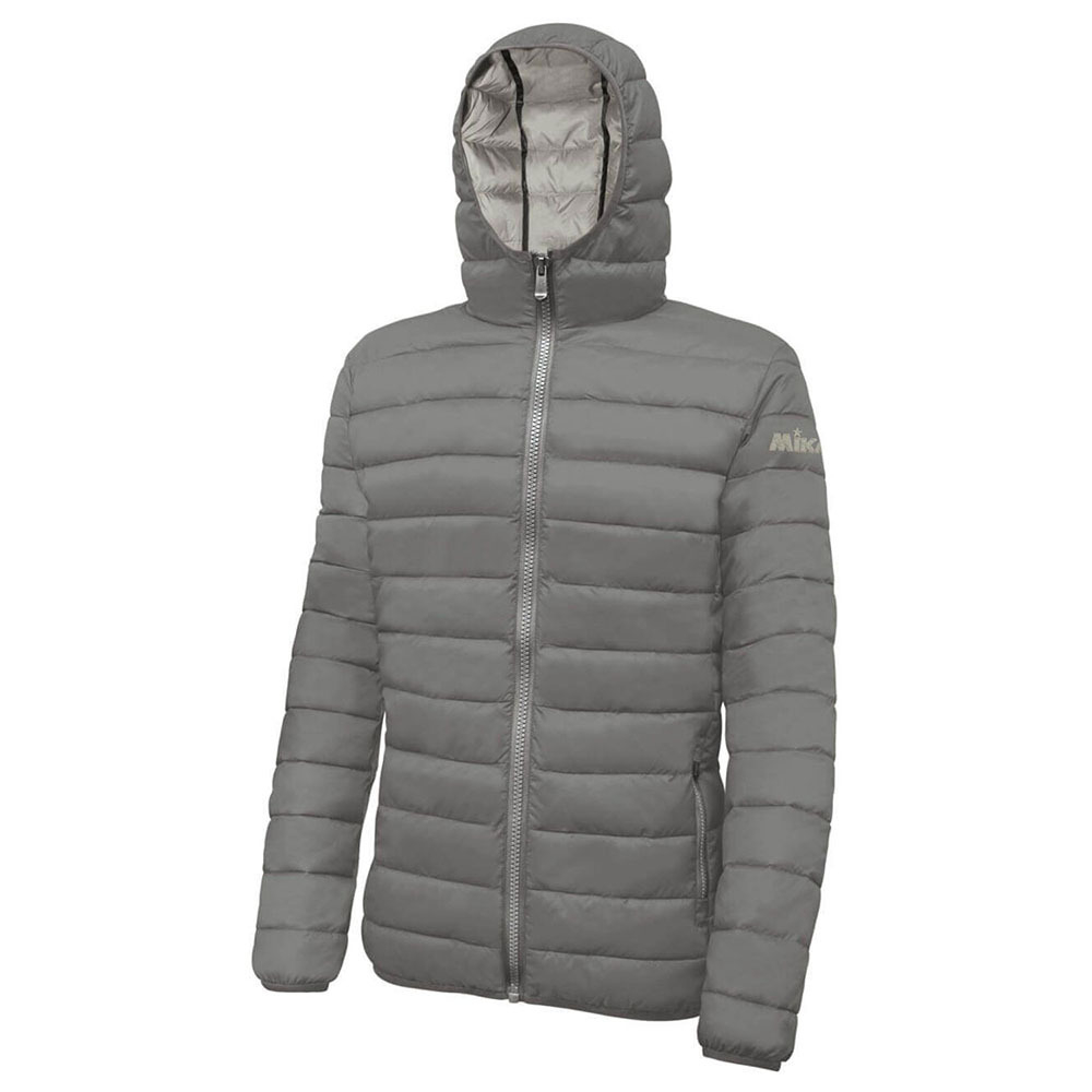 Куртка демисезонная с капюшоном MIKASA MT912-0020-2XL, размер 2XL, серый