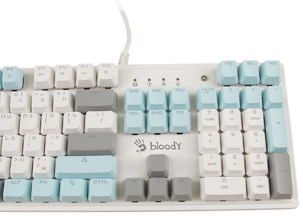 Клавиатура A4Tech Bloody S515R белый