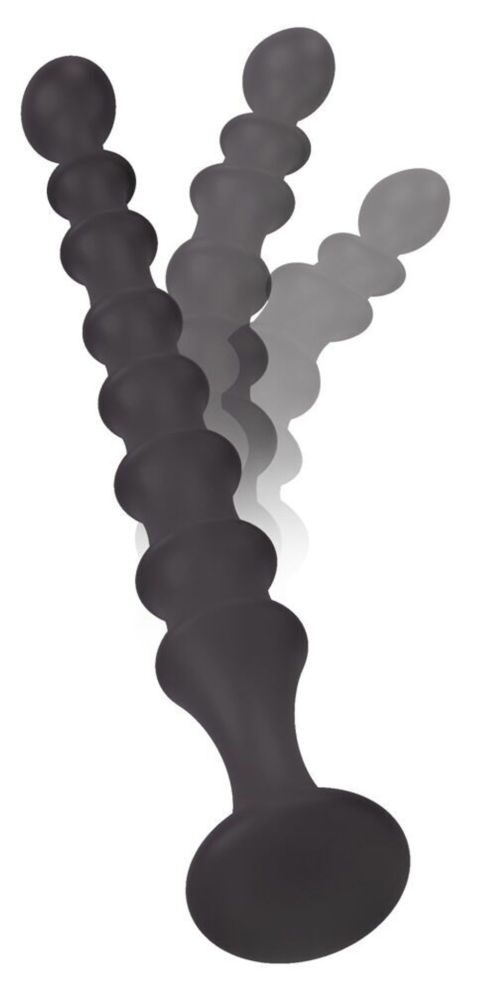 Черная анальная ёлочка Magic Anal Wand - 26,9 см. (Цвет: черный)