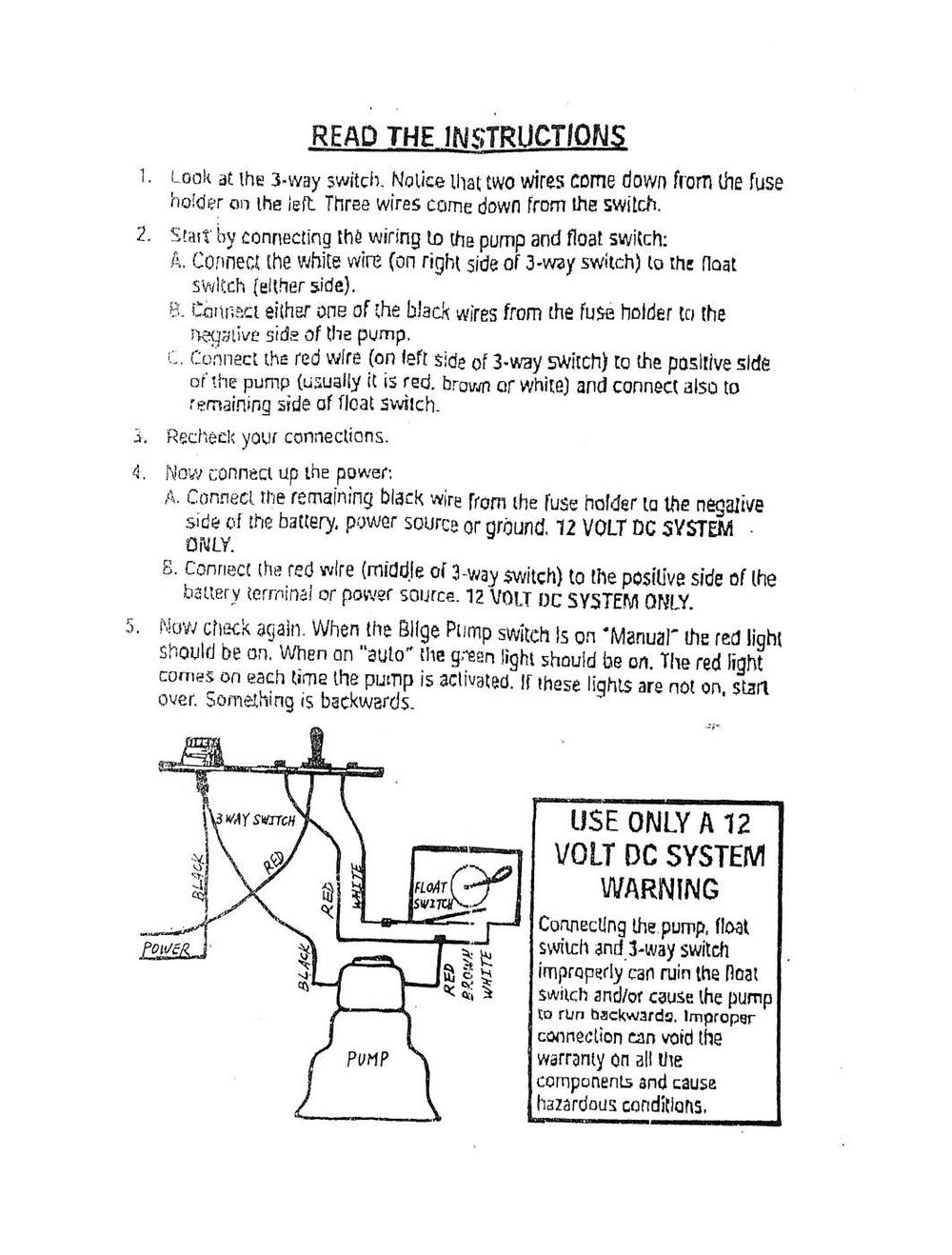 Панель управления водооткачивающей помпой auto-off