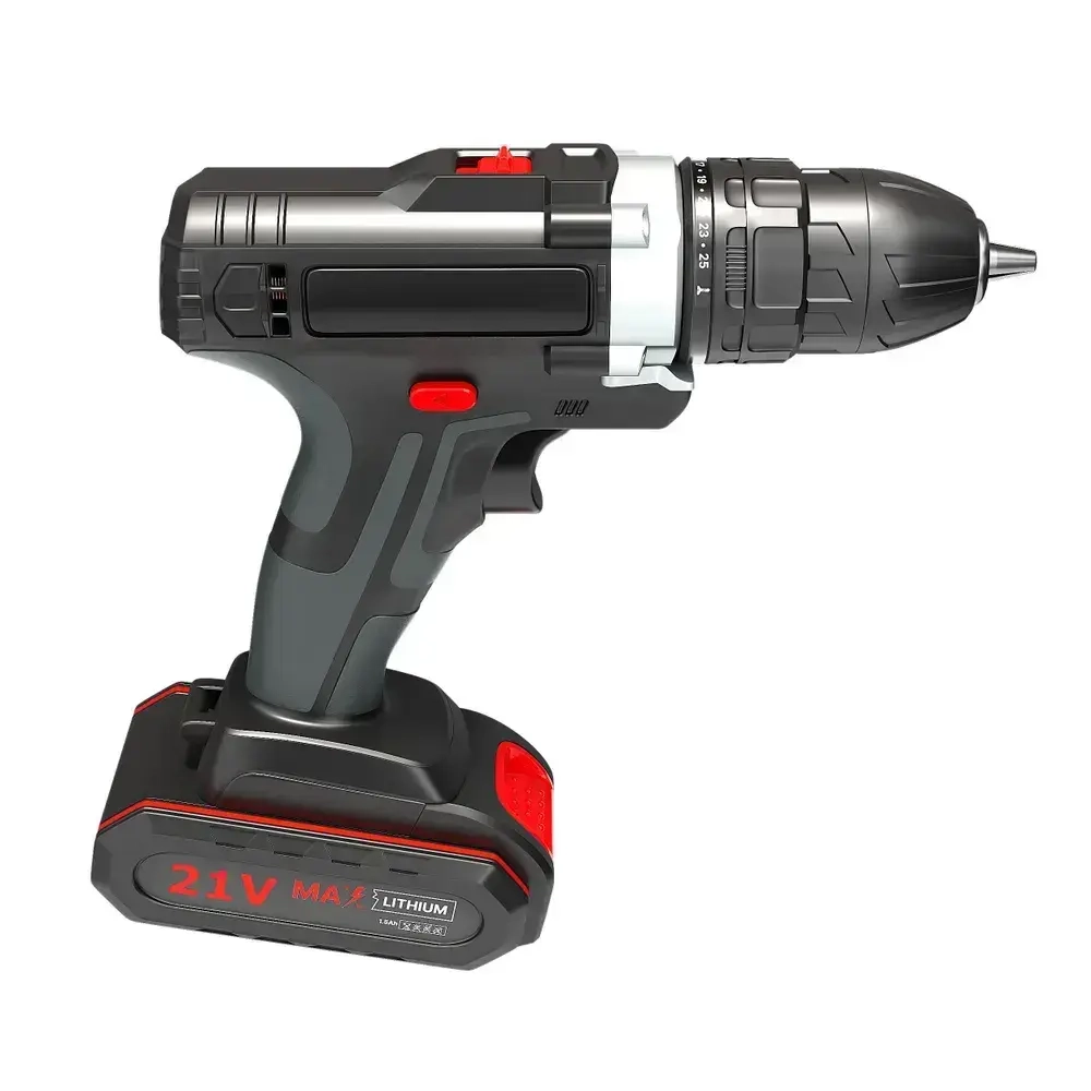 KD HAMMER-DRILL Дрель-шуруповерт, 21 В, 42 Нм, 2 АКБ