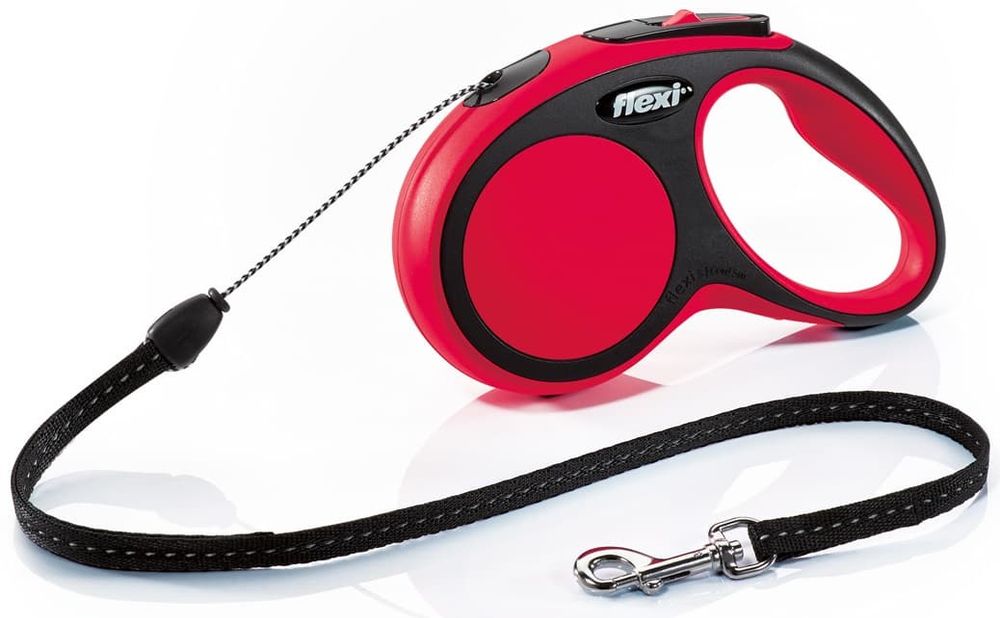 flexi рулетка New Comfort S (до 12 кг) трос 5 м черный/красный flexi рулетка New Comfort S (до 12 кг) трос 5 м черный/красный