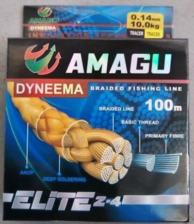 Плетенка AMAGU 100м / 0.12 мм ( у нас 100% -100 метров)