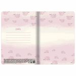 Тетрадь 40 л. без линовки обложка SoftTouch, бежевая бумага 70 г/м2, сшивка, А5 (147х210 мм), НЕЖНОСТЬ, BRAUBERG, 403805