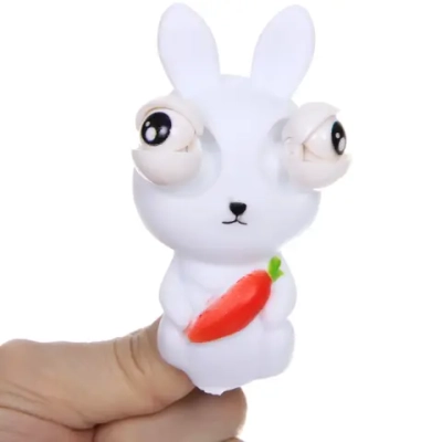 Игрушка «Зайка» пучеглазик, 9 см СТИКЕР НА ВЛОЖЕНИЕ