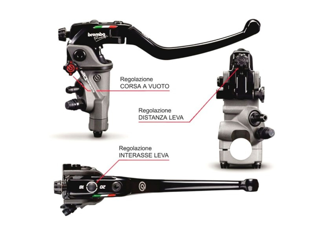 Brembo Главный цилиндр сцепления RCS 16 Corsa Corta RR 110E71150