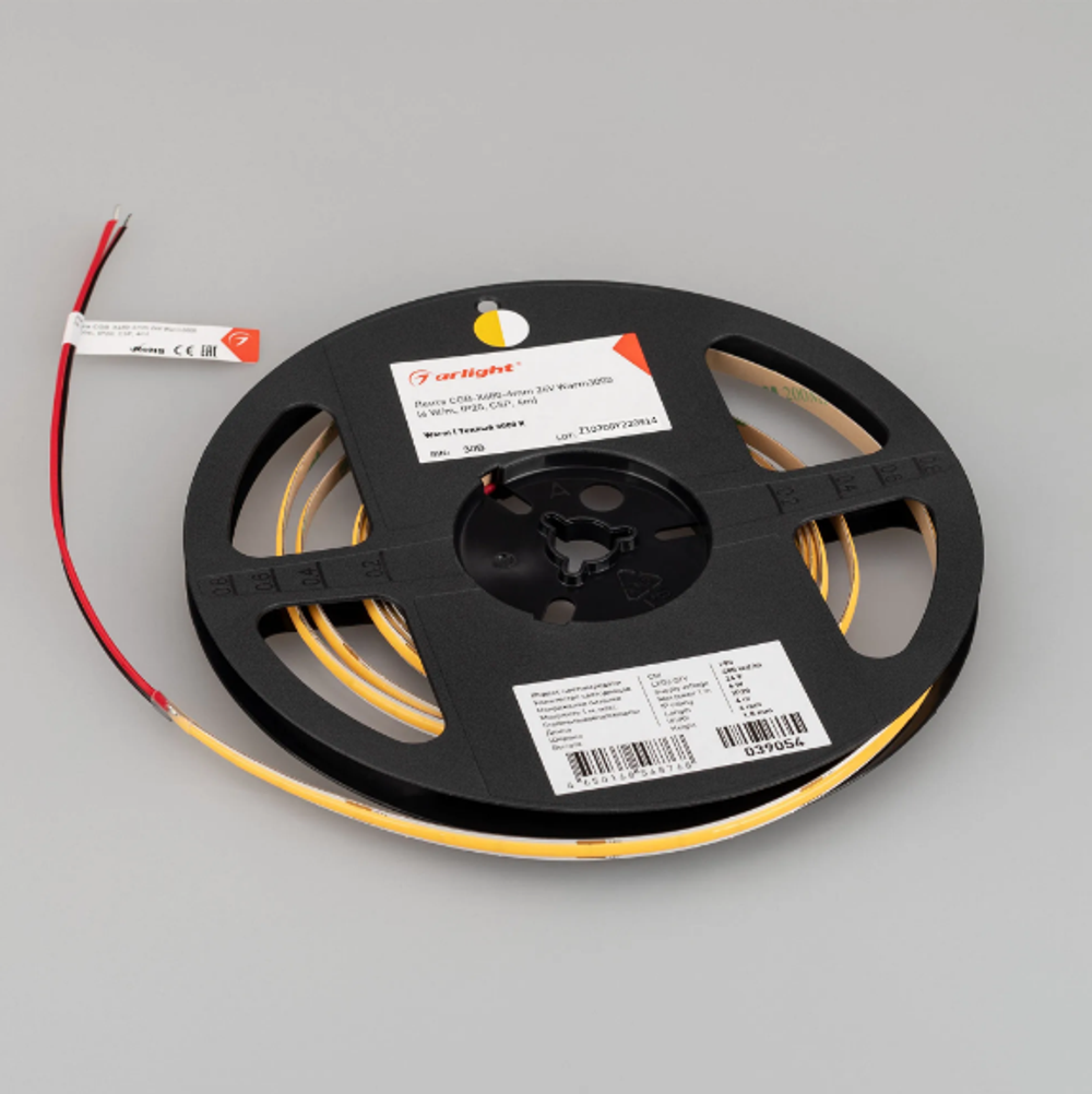 Светодиодная лента COB-X480-6mm 24V Warm3000 042036