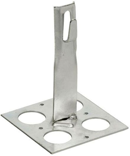 Держатель проводника круглого 6-8мм плоск. кровля H=150мм нерж. сталь IEK ZDP85-20-1-68-150