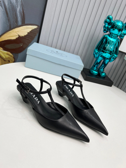 Prada Satin Slingback Pumps