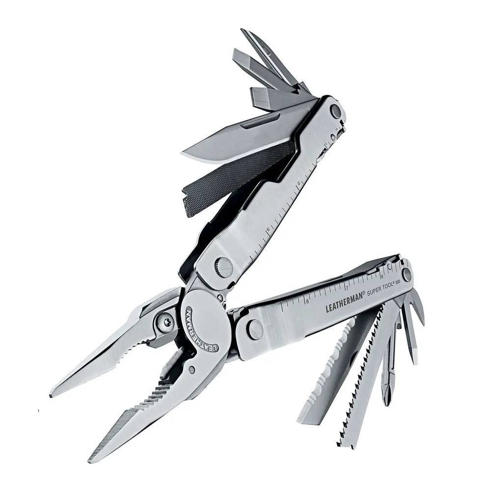 Мультитул Leatherman Super Tool 300 -831148 115мм 19функций серебристый нeйлон.чехол карт.коробка