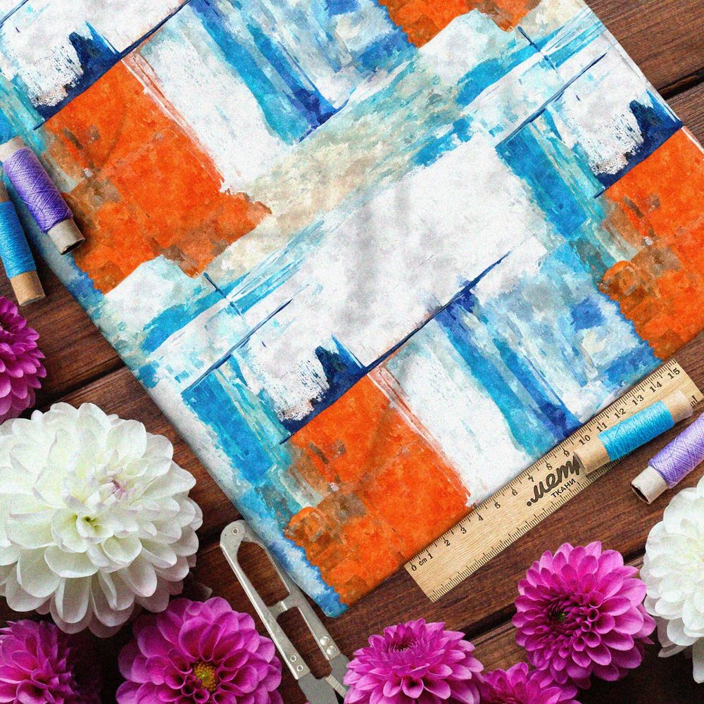 Ткань бифлекс замазанное граффити