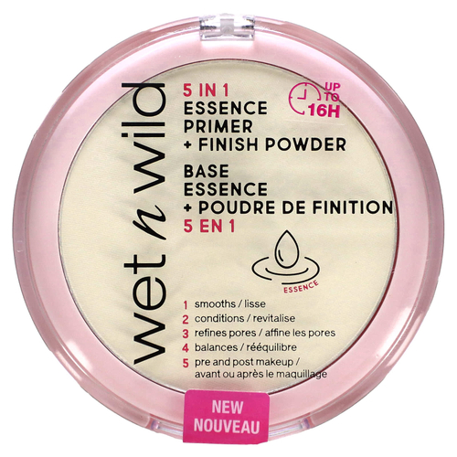 wet n wild, праймер и финишная пудра, 5 в 1, 7,5 г (0,26 унции)