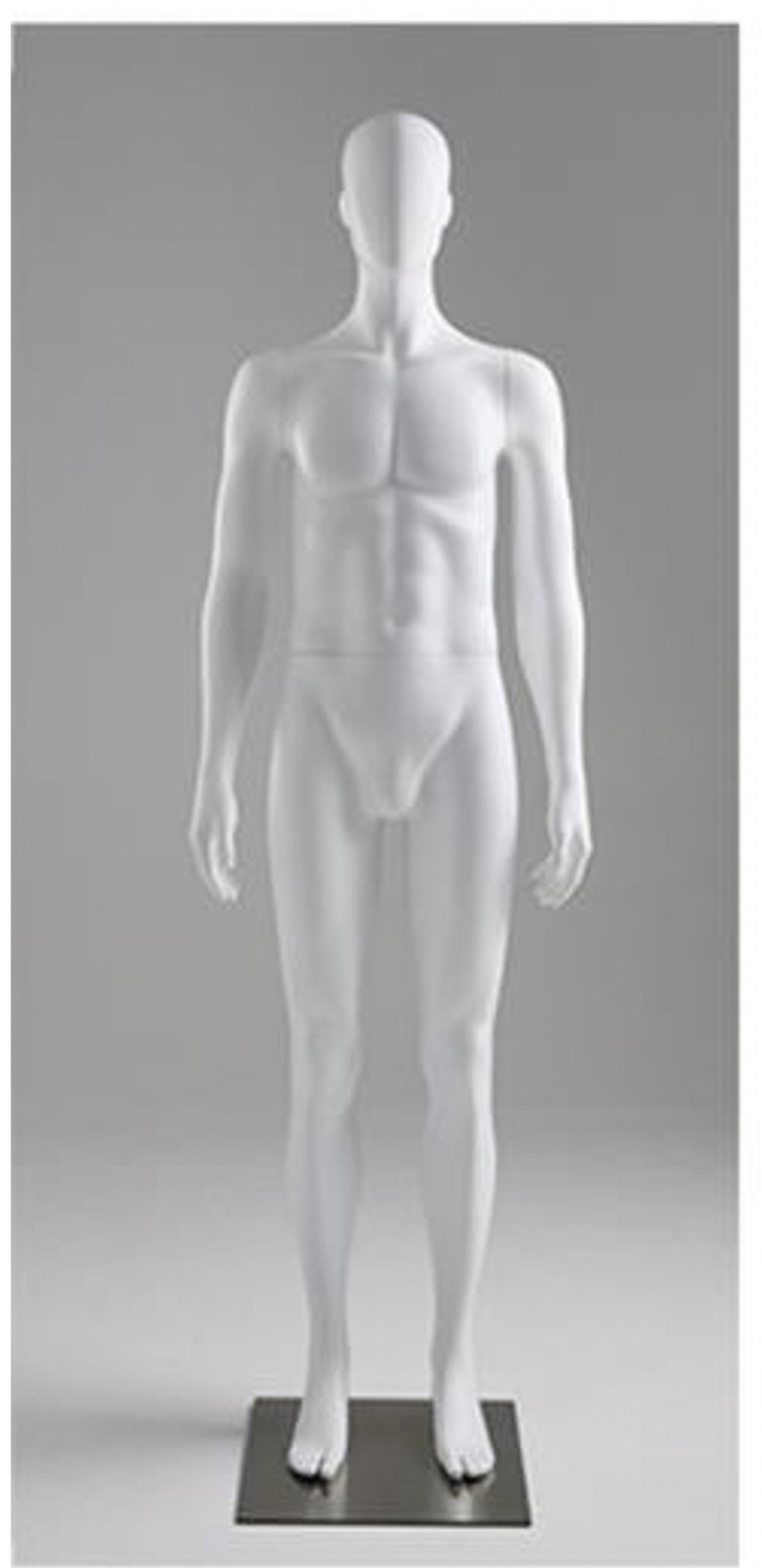 Мужской спортивный манекен MDR-6/Белый матовый