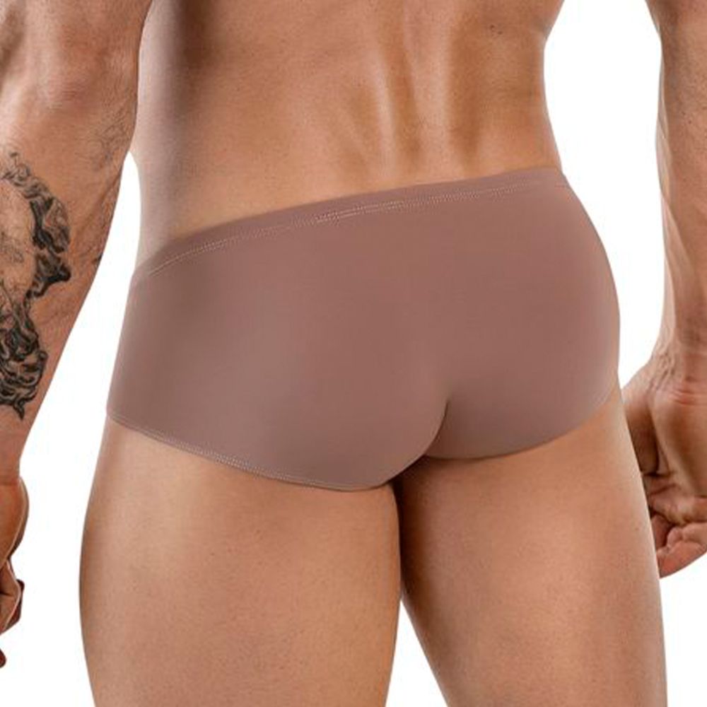 Мужские трусы брифы коричневые Clever Moda AUDAZ BRIEF 187015