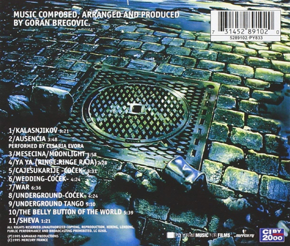 Soundtrack / Goran Bregovic: Underground (CD)