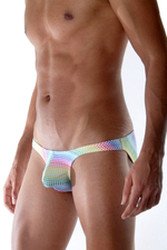 Сексуальные трусы-слипы с цветной горох (Размер: M) (Цвет: разноцветный)