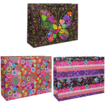Пакет подарочный «Яркие краски» 50*37*15 см, микс