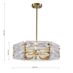 Подвесная люстра Favourite Glacies 4764-6P