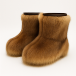 Унты укороченные женские из меха куницы натуральной