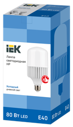 Лампа светодиодная HP 80Вт 230В 6500К E40 IEK