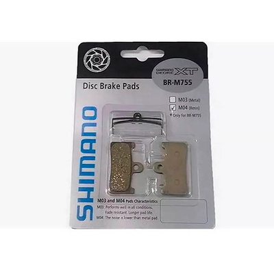 ТОРМОЗНЫЕ КОЛОДКИ  SHIMANO DEORE XT/BR-M755 M04(Resin)