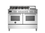 Варочный центр Bertazzoni, 6 газовых конфорок, два многофункциональных электрических шкафа, 120 см Нержавеющая сталь