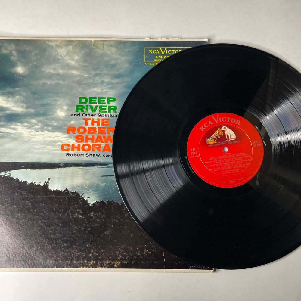 Винтажная виниловая пластинка LP The Robert Shaw Chorale Хорал Роберта Шоу, Deep River And Other Spirituals (USA 1966)