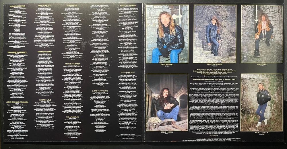 Iron Maiden ‎– Fear Of The Dark 2LP (Европа 1992г.)