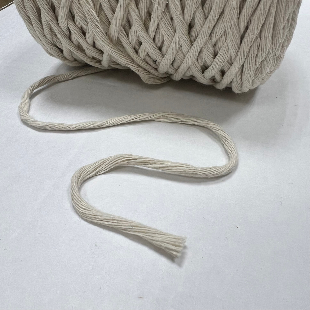 Шпагат ХБ суровый , неокрашенный 4 мм, 100 (эконом)