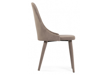 Стул на металлокаркасе Woodville Морос с чехлом катания мокка, ножки коричневые