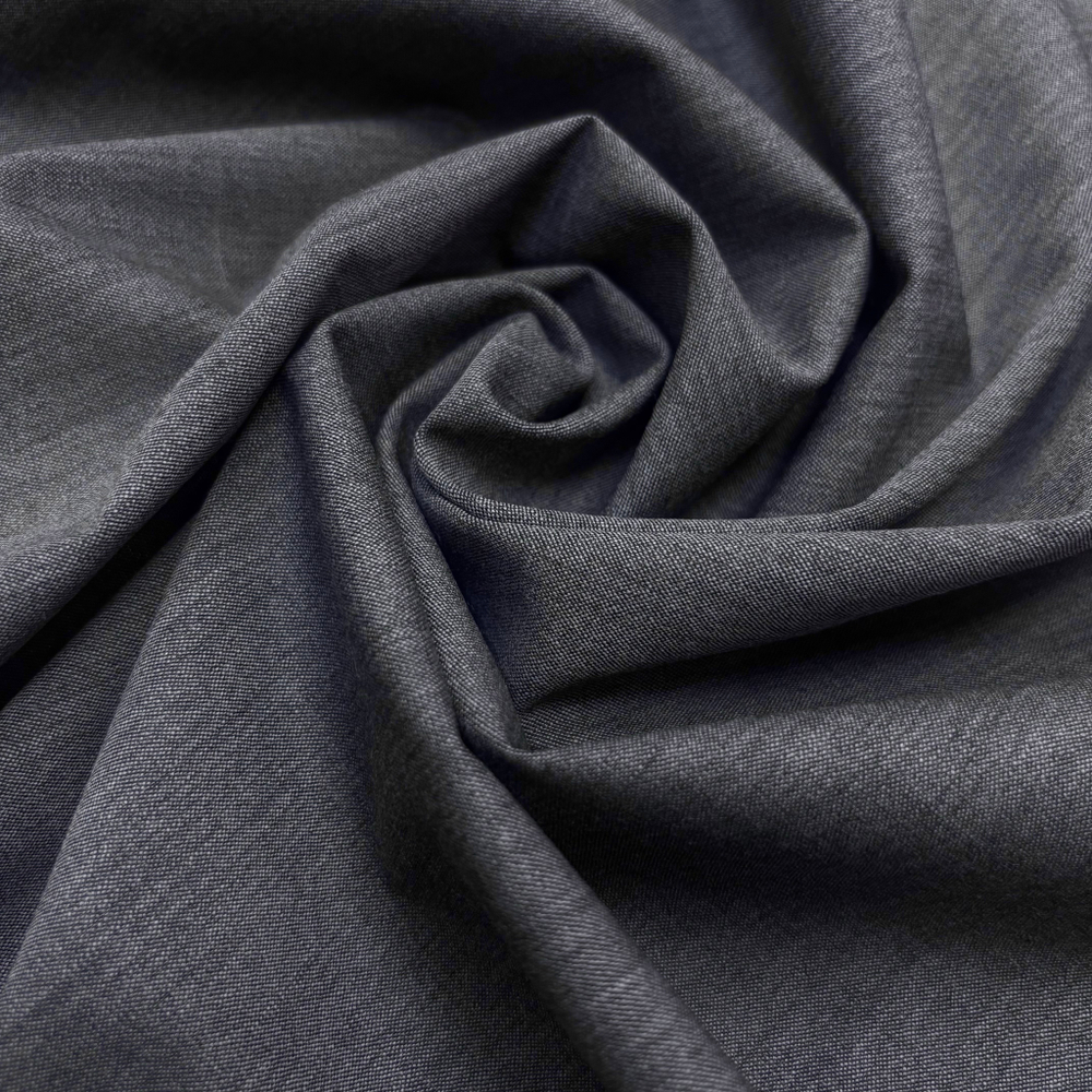 Шерстяная ткань для костюмов Серая