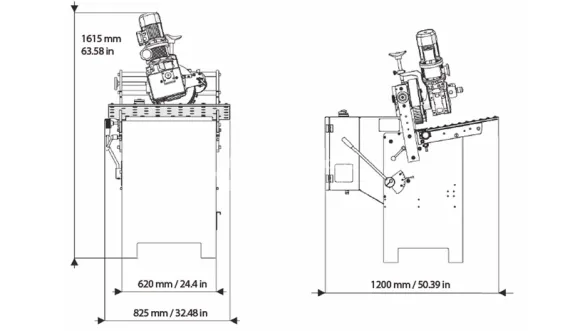 Дополнительные столы с регулируемыми упорами для кромкореза NKO UZ-30
