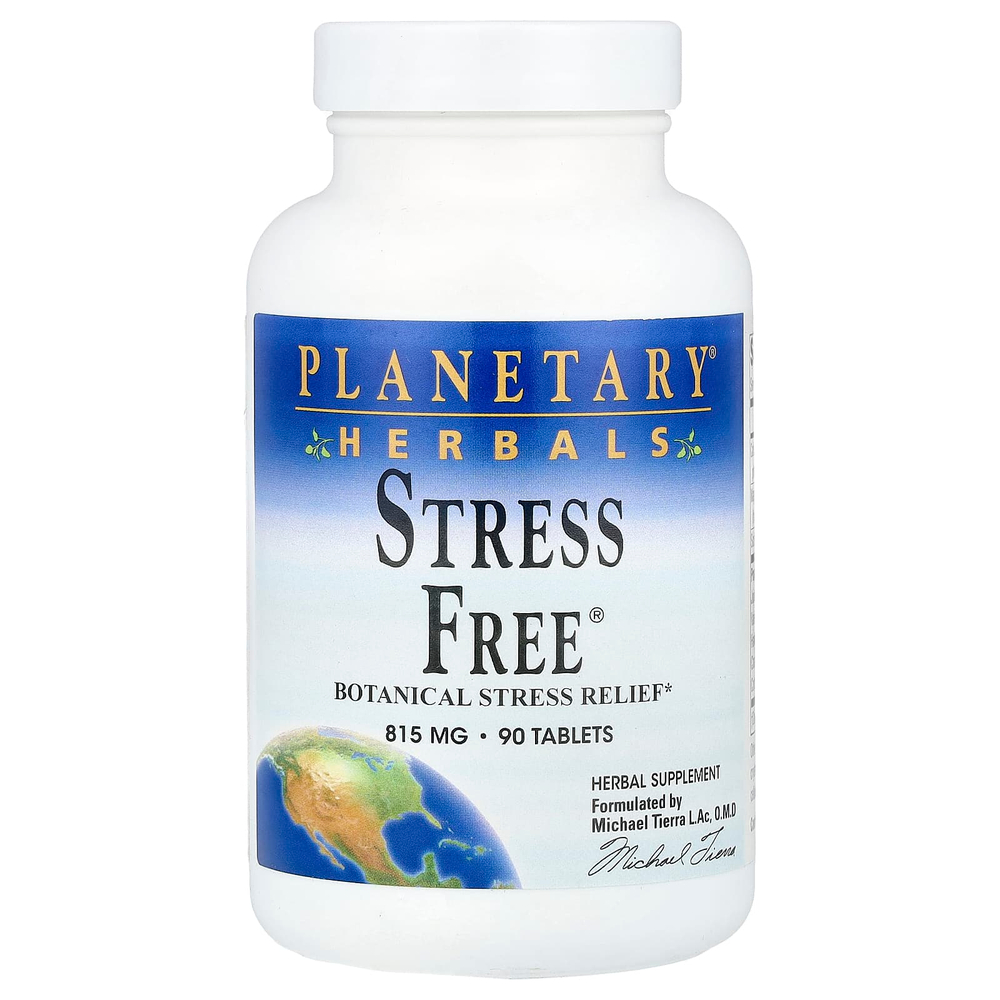 Planetary Herbals, Stress Free®, 90 таблеток