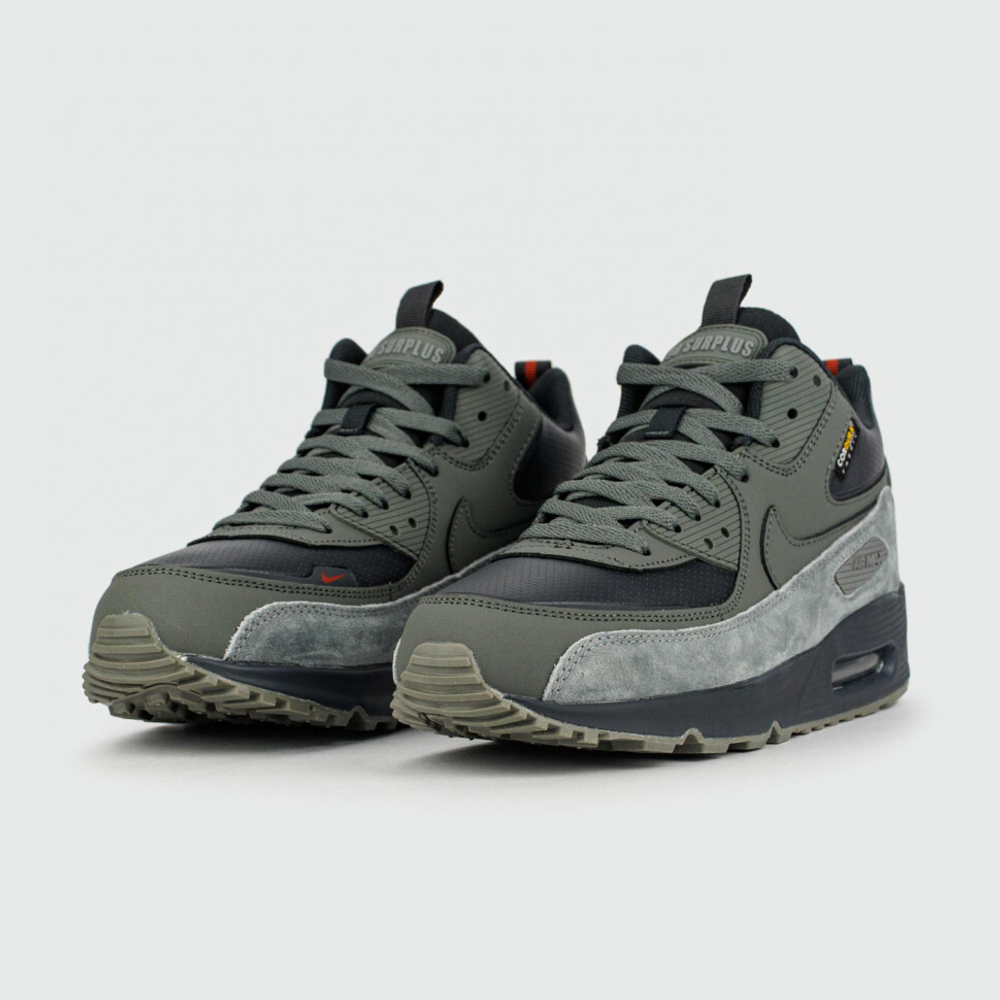 кроссовки Nike Air Max 90 Mid Olive / Black / Grey Winter