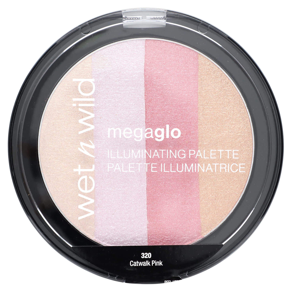 wet n wild, MegaGlo, палитра для сияния кожи, розовый, 10 г (0,35 унции)