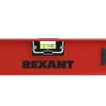 Уровень строительный алюминиевый REXANT Рельс с 3-мя глазками 40 см
