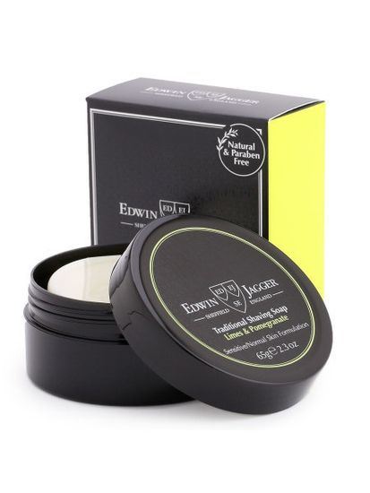 Мыло для бритья Edwin Jagger Limes & Pomegranate (Travel Container) 65 гр