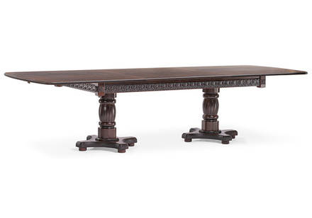 Стол деревянный Woodville Морнит 220(320)х110 орех темный, орех