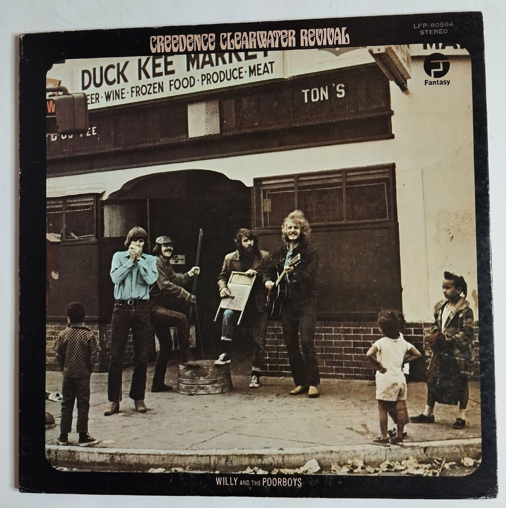 Винтажная виниловая пластинка LP Creedence Clearwater Revival Willy And The Poor Boys (Japan 1972) (No Obi)
