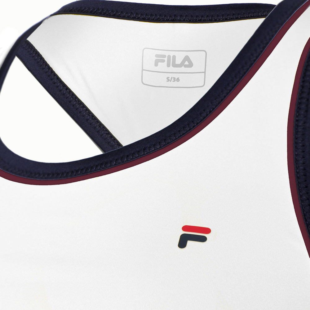 Женская теннисная майка Fila Jodie Tank Top Women - White, Blue