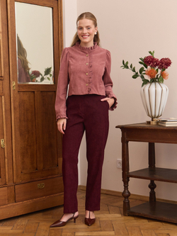 Брюки классические вельветовые