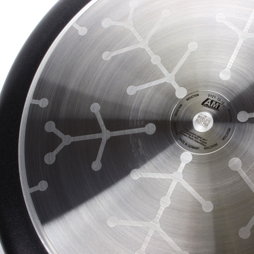 Сковорода классическая 32см AMT Gastroguss Frying Pans Titan Германия дно