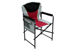 Кресло складное Хаусхальт ННС2/R арт.ННС2/R (2 шт в упаковке (каркас черный, ткань красная (винный))
