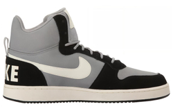 Мужские кроссовки Nike Court Borough Mid Premium 'Matte Silver Black' 844884-005