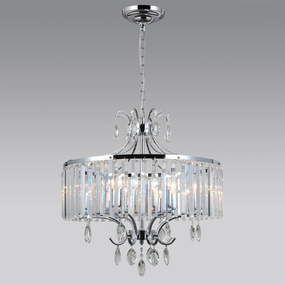 Citilux Инга CL335181 Люстра подвесная хрустальная Хром